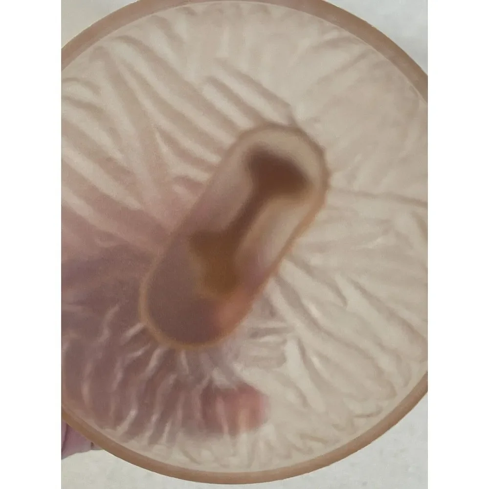 Vintage‎ L.E. Smith Glass Pink Elephant Trinket Box or Powder Jar c.1935
